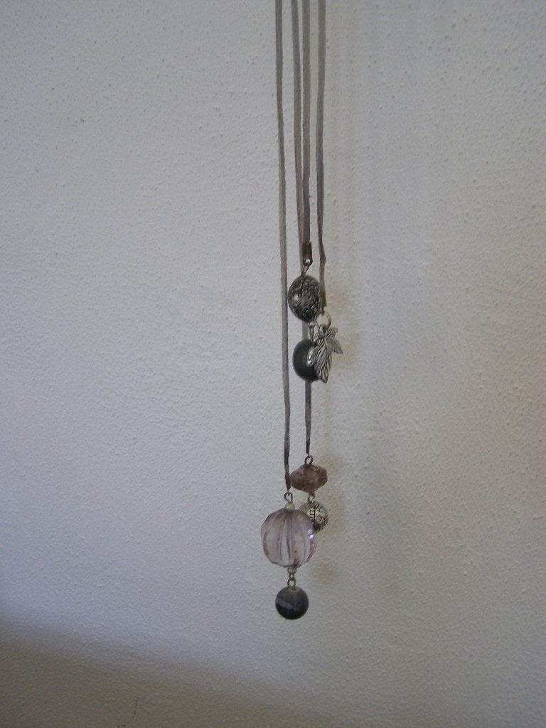 Veterkoorden met hangers / kralen; versiering / knutselen, Ophalen of Verzenden, Zo goed als nieuw, Hanger