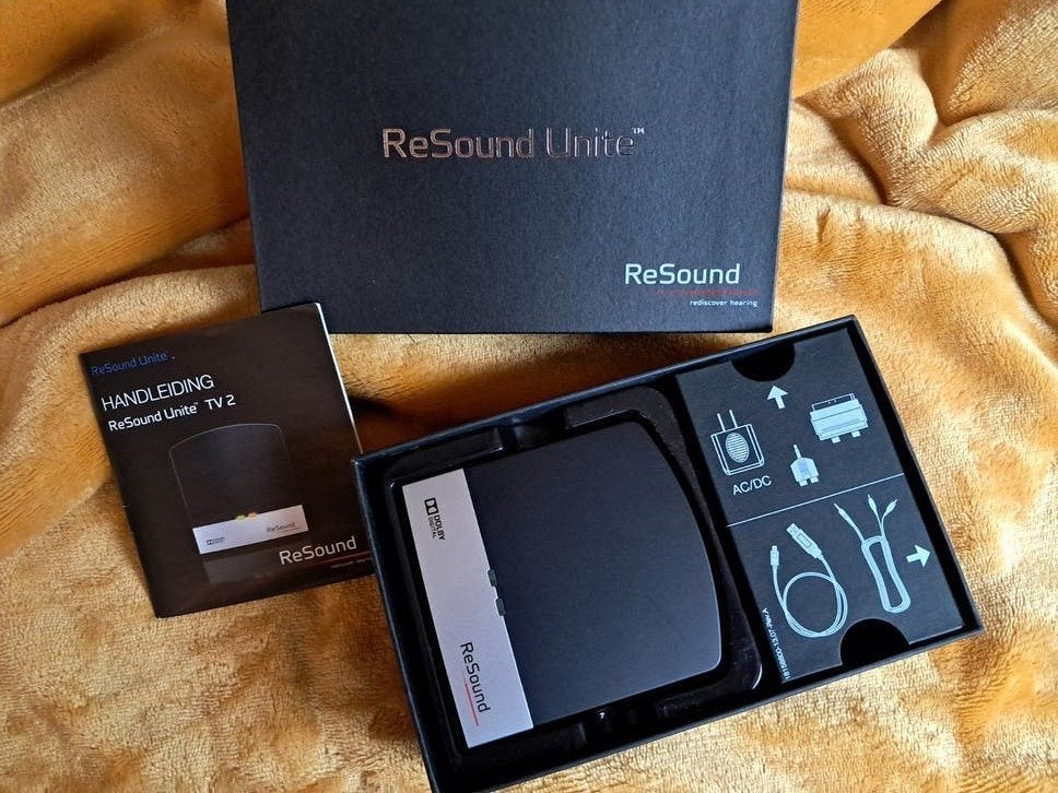 ReSound Unite TV Streamer 2 compleet, Overige merken, Overige systemen, Ophalen of Verzenden, Zo goed als nieuw