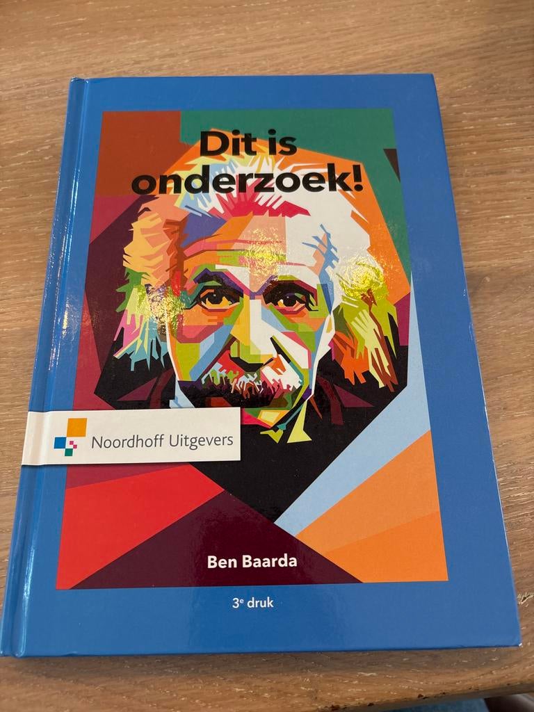 Dit is onderzoek! - Ben Baarda (3e druk), Boeken, Ophalen of Verzenden, Gamma, Zo goed als nieuw, HBO