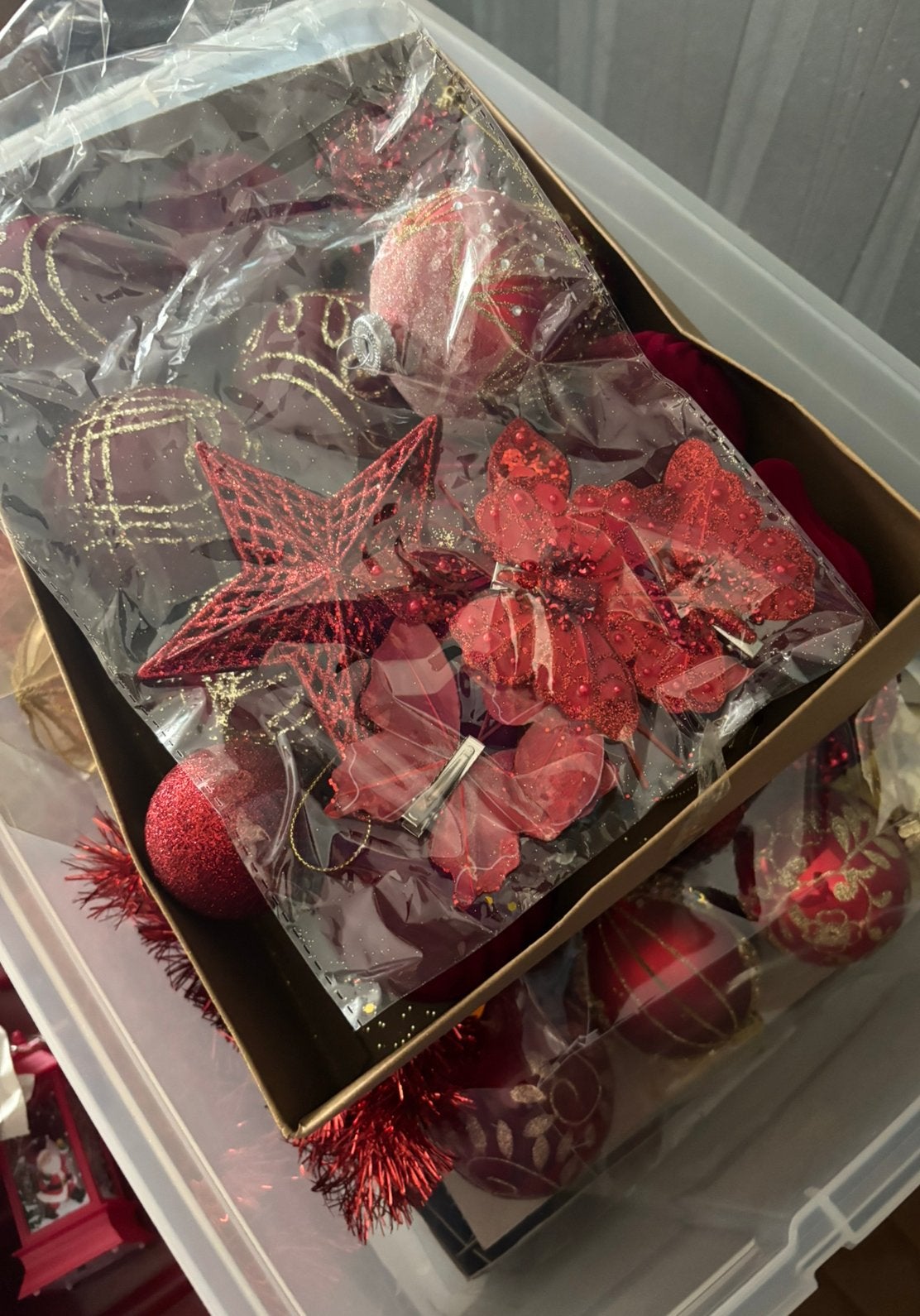 Kerstboom en versiering, Ophalen, Gebruikt