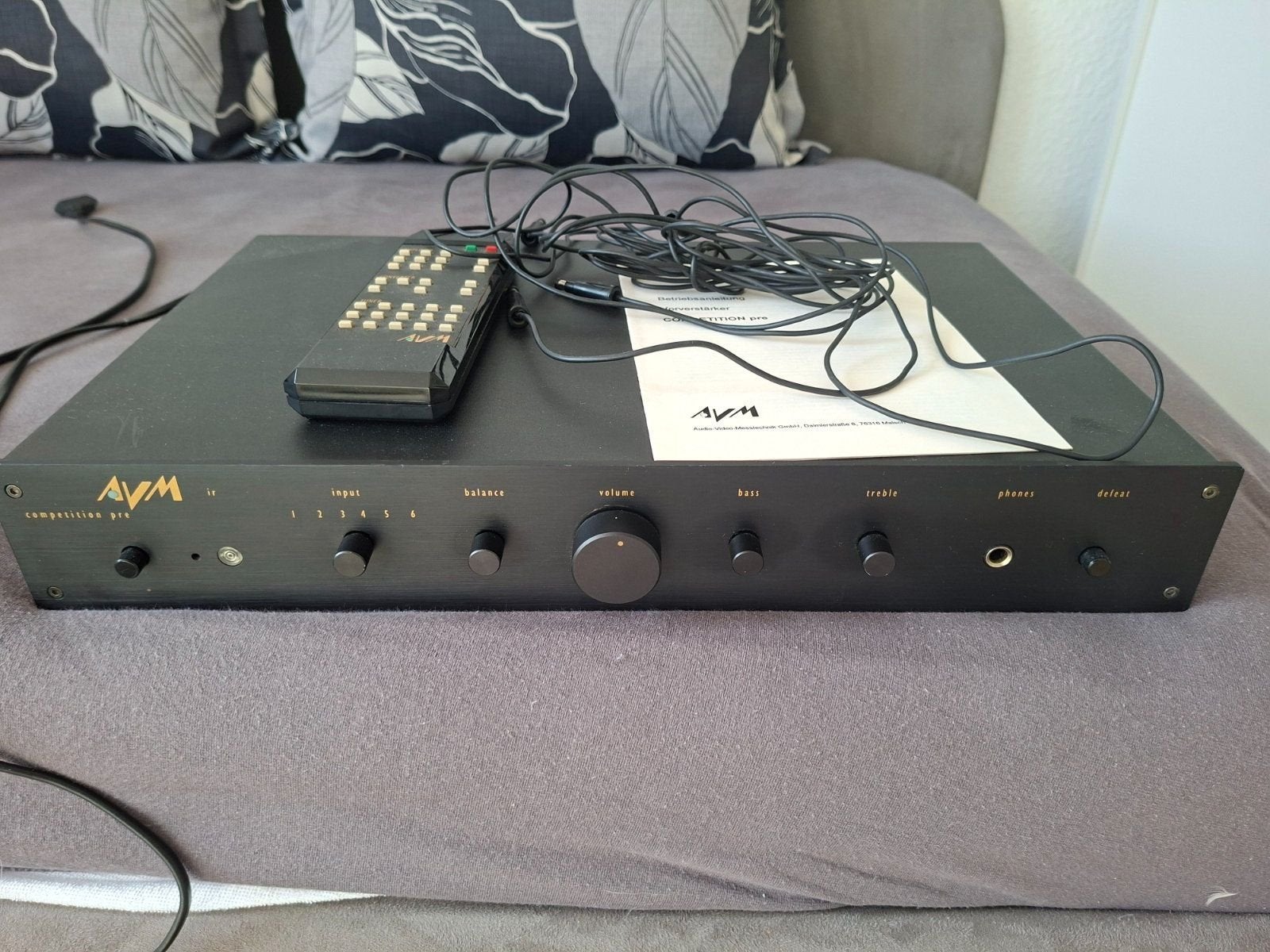 AVM Competition Pre, Audio, Tv en Foto, Ophalen of Verzenden, Zo goed als nieuw, Stereo, Overige merken
