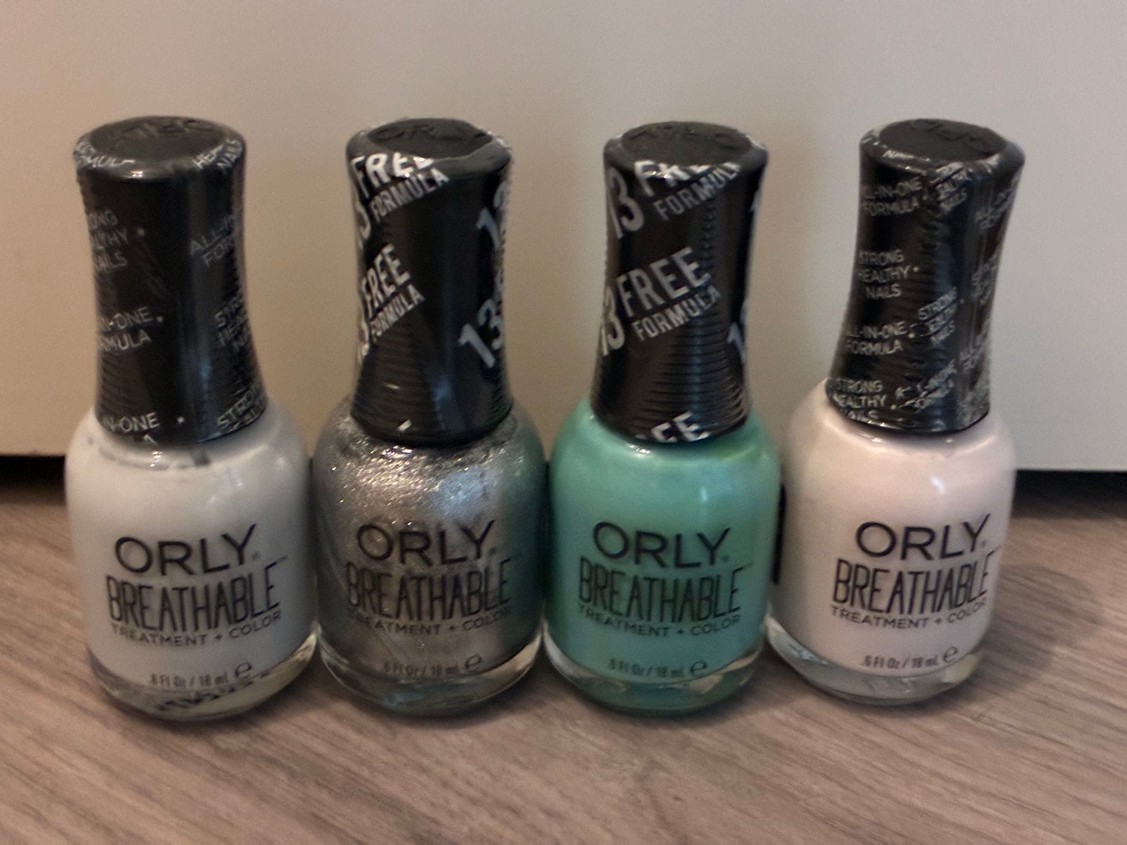 Orly nagellak power packer, elixer, sea the future, light, Ophalen of Verzenden, Zo goed als nieuw, Handen en Nagels, Make-up