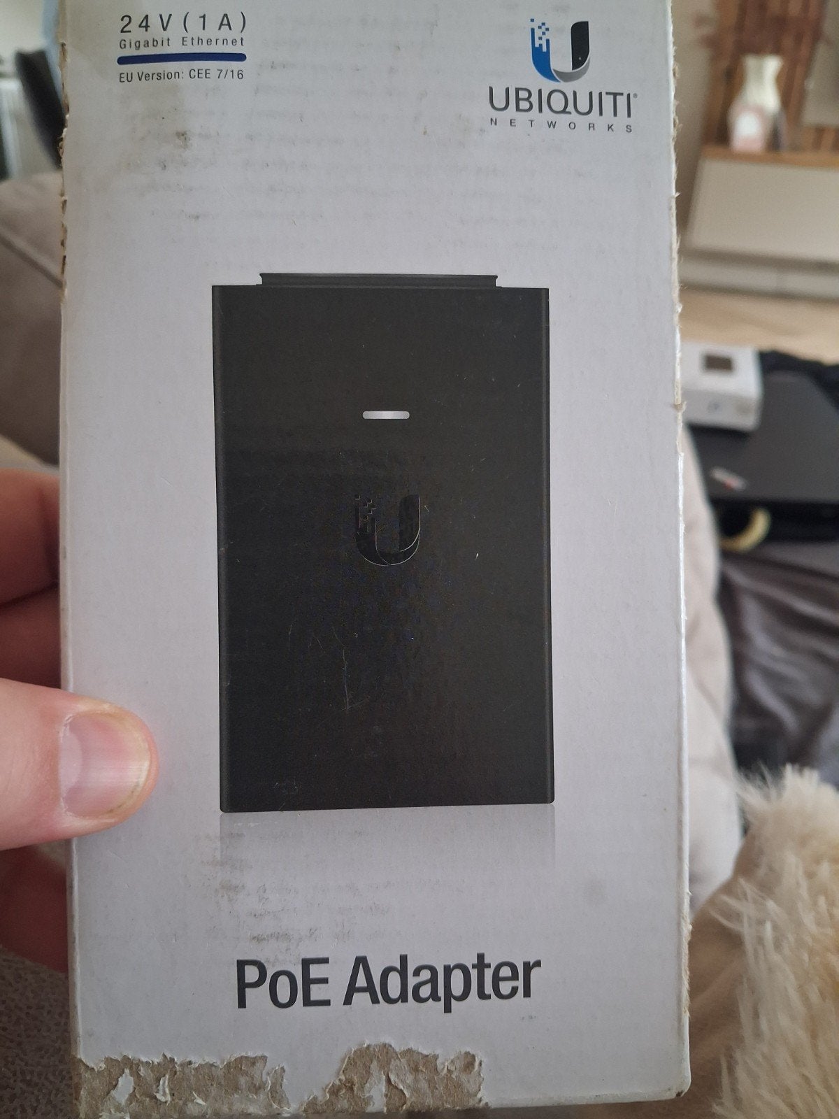 Ubiquiti PoE Adapter 24V (1A) Gigabit Ethernet, Ophalen of Verzenden