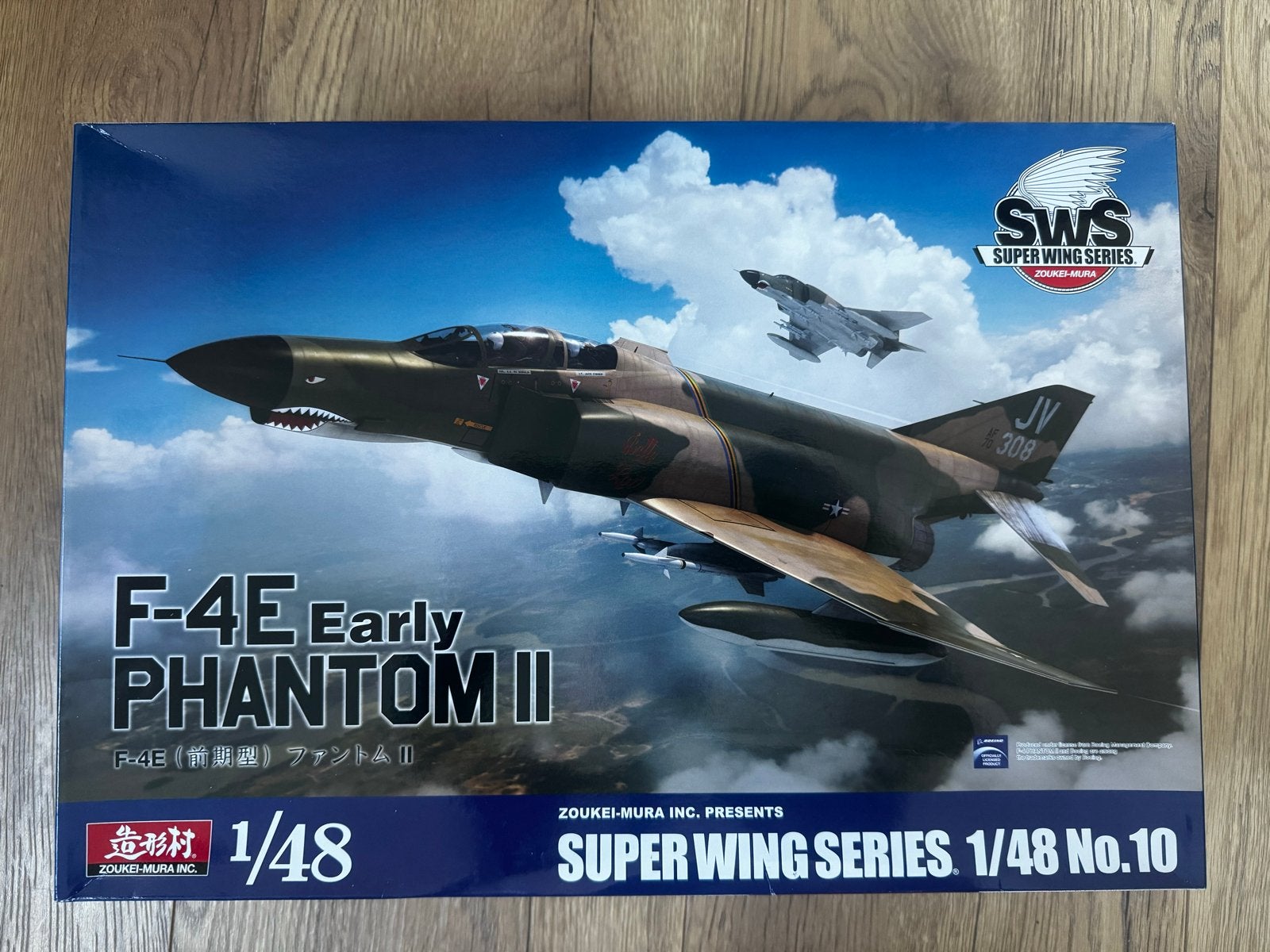 1:48 Zoukei-Mura F-4E Early Phantom II 1/48 modelbouwkit, Hobby en Vrije tijd, Modelbouw | Vliegtuigen en Helikopters, Overige merken