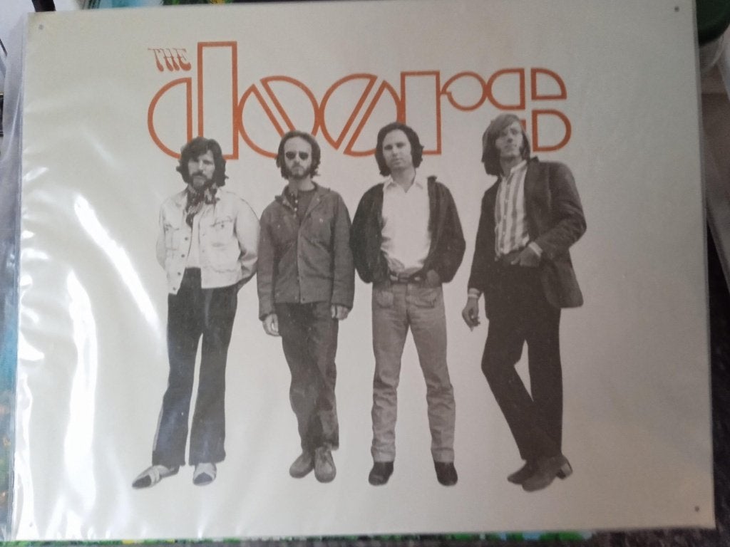 Metalen wandplaat The Doors 100% NIEUW!, Geseald, Ophalen of Verzenden, Nieuw in verpakking, Overige formaten