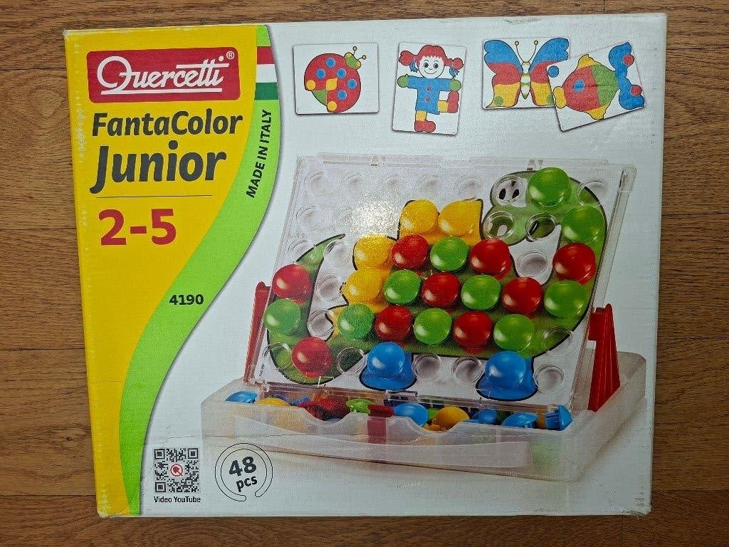 Quercetti Fantacolor Junior (4190  2-5), Ophalen of Verzenden, Zo goed als nieuw, Knutselen