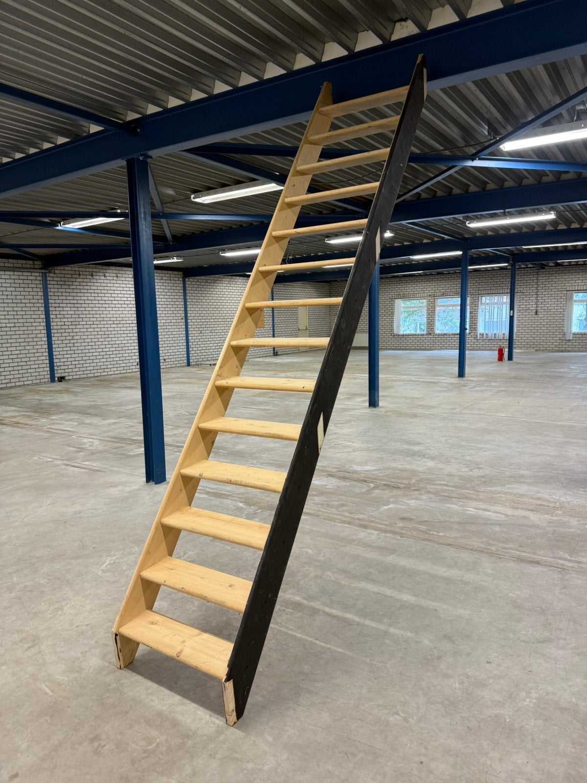 Houten Trap Steektrap Entresoltrap Magazijntrap 300 cm, Ophalen of Verzenden, 2 tot 4 meter