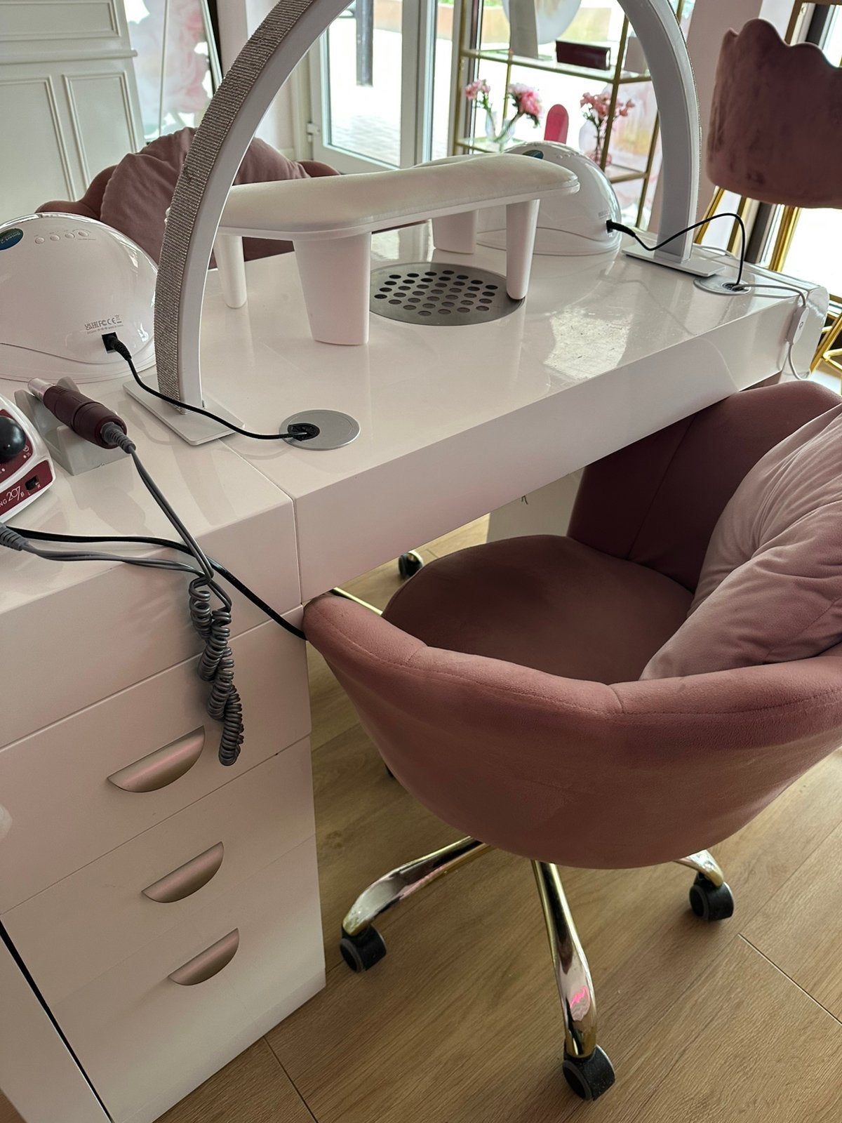 Professionele manicuretafel met complete set, Huidbehandeling
