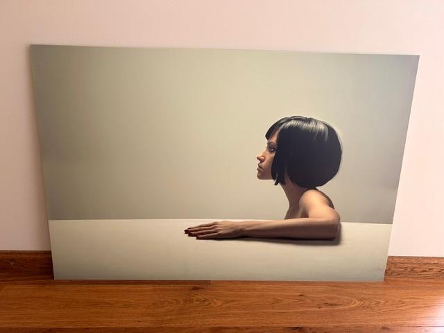 Wanddecoratie/schilderij op dibond, Ophalen, Zo goed als nieuw, 100 tot 125 cm, Schilderij