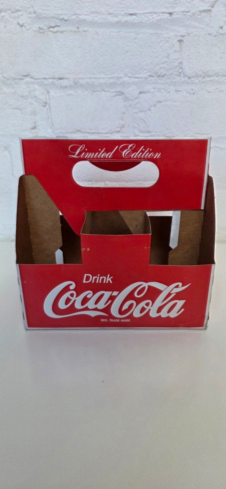Vintage, originele, kartonnen Coca-Cola sixpack, Ophalen of Verzenden, Gebruikt, Verpakking