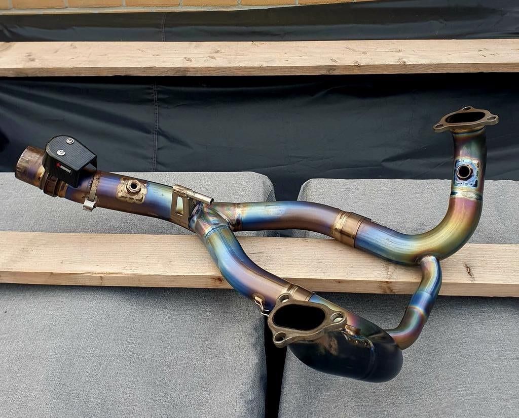 Akrapovic titanium bochten voor BMW R1250 GS, Motoren, Onderdelen | Overige, Ophalen of Verzenden, Gebruikt