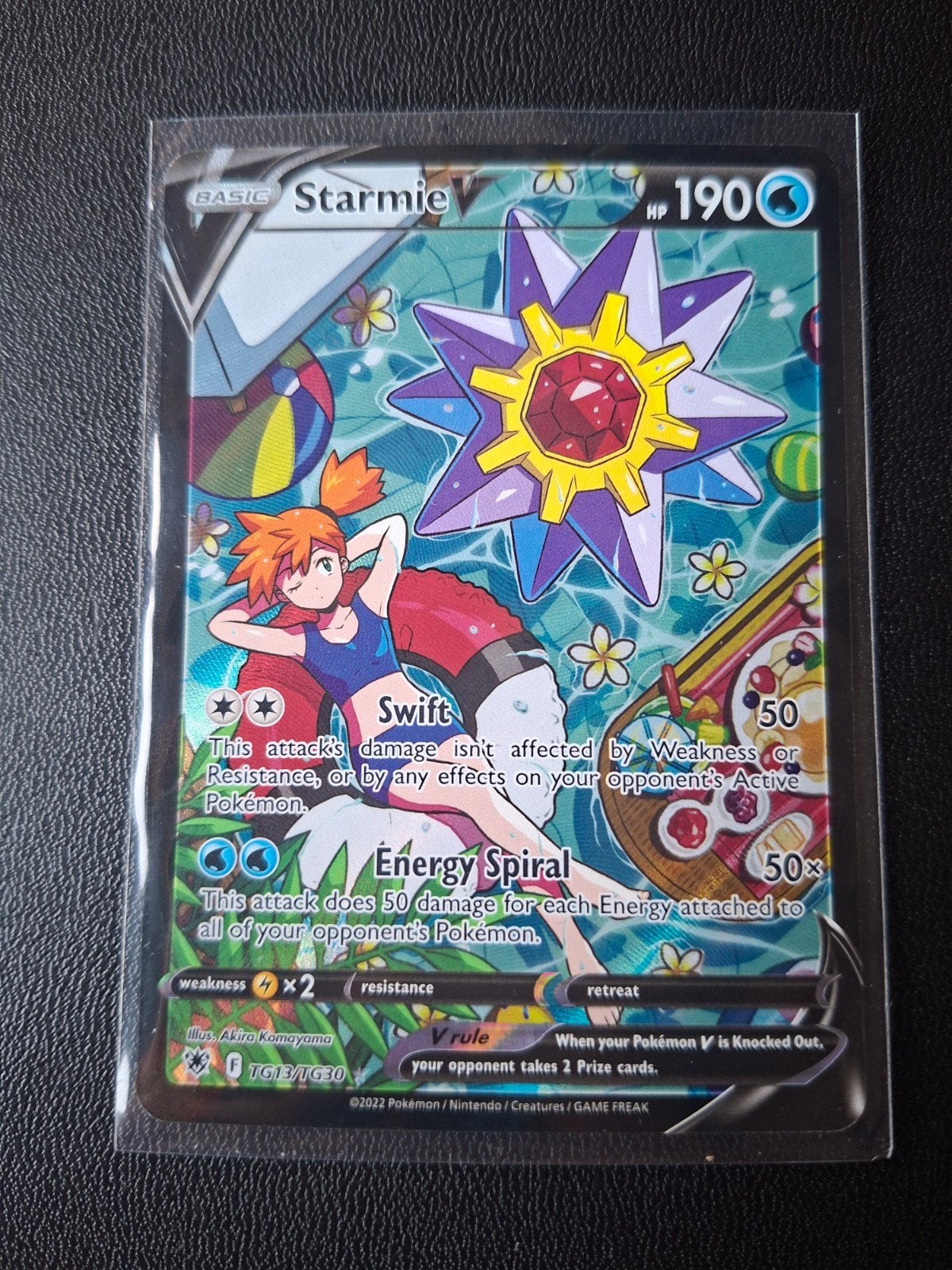 Starmie V TG13/TG30, Ophalen of Verzenden, Zo goed als nieuw, Losse kaart