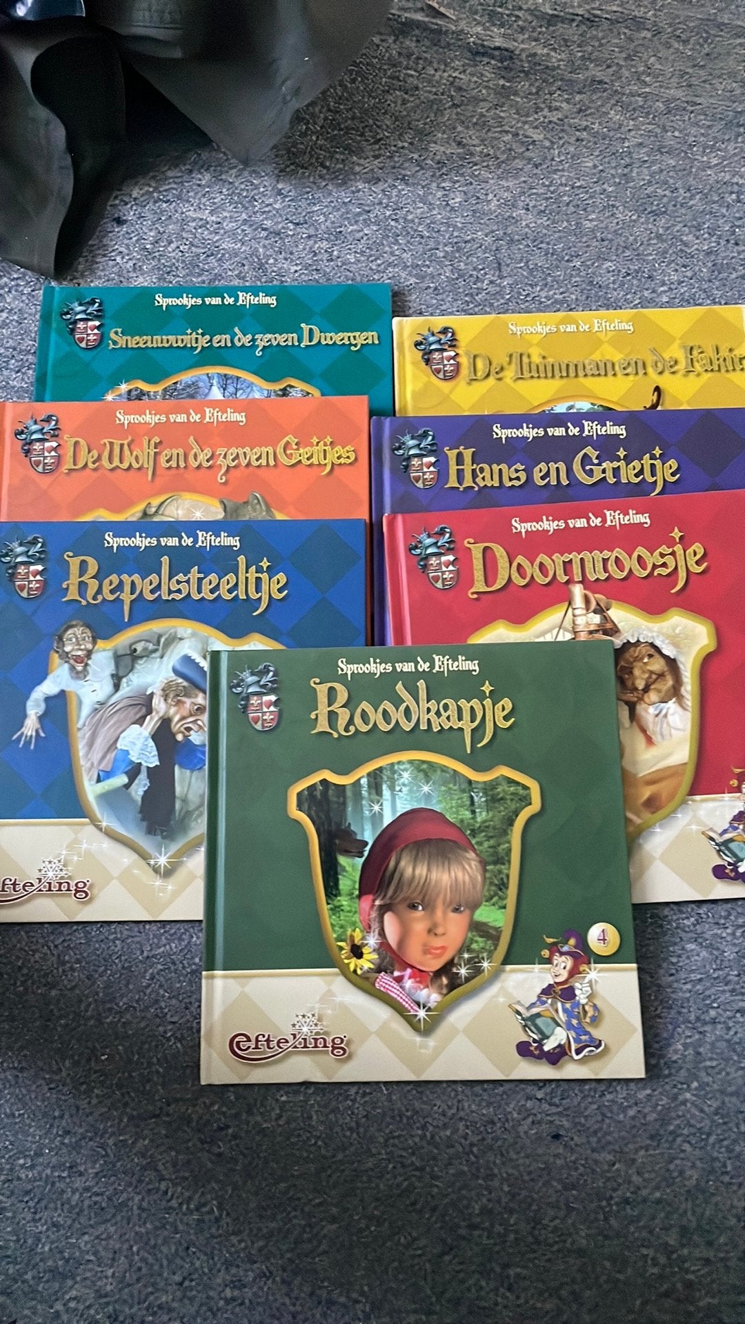 Alle 7 boeken van de Efteling, Ophalen of Verzenden, Zo goed als nieuw, Overige typen