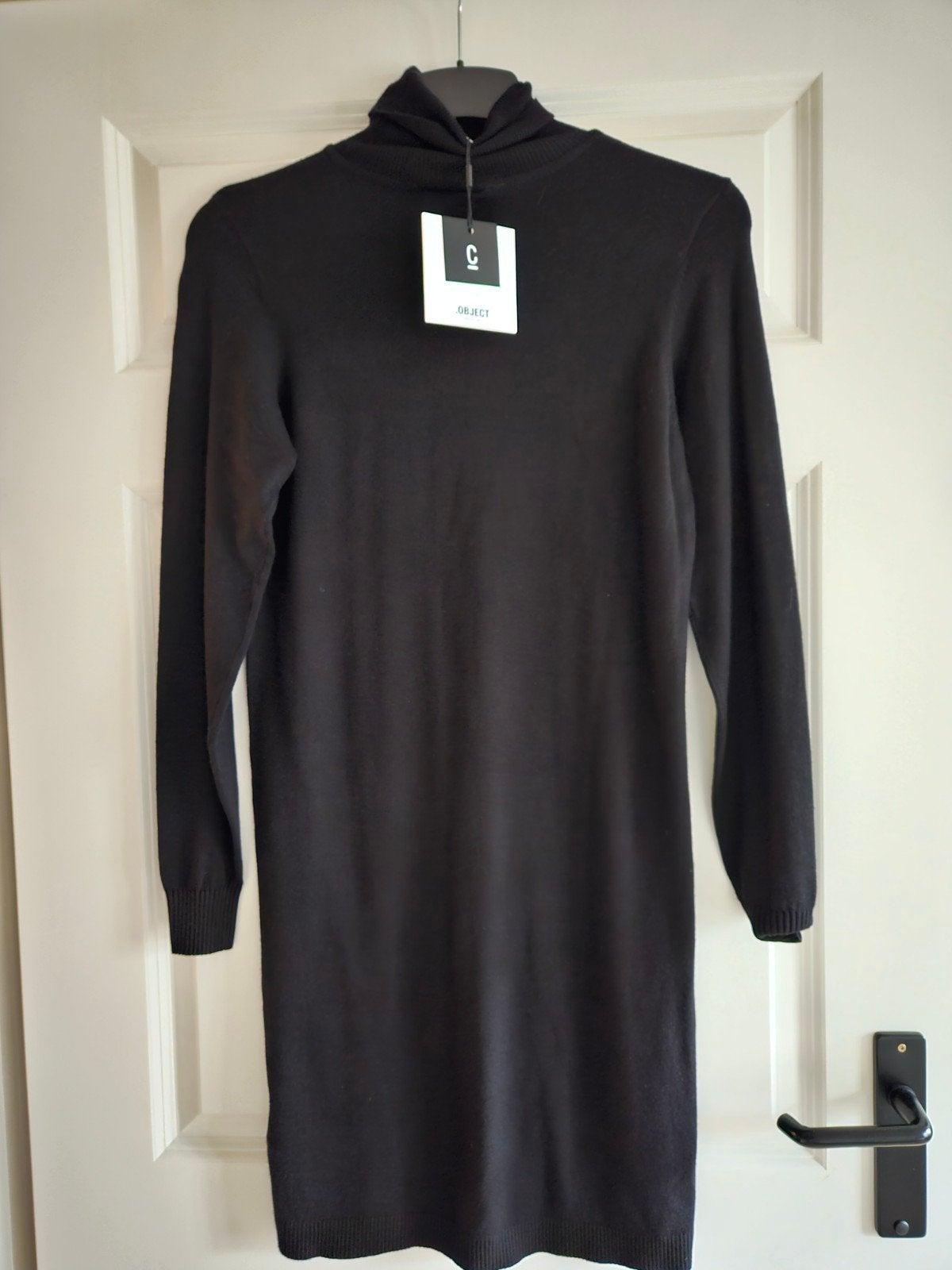 Zwarte coltrui jurk van .OBJECT - Nieuw maat M, Maat 38/40 (M), Zwart, Nieuw, Ophalen of Verzenden