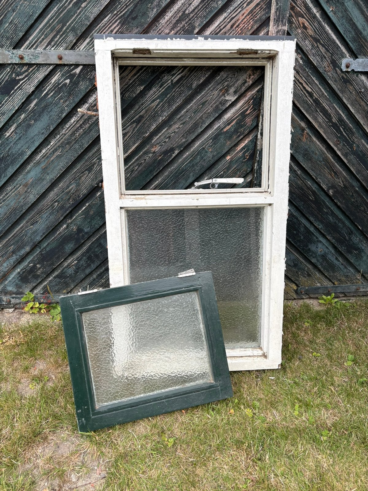 kozijn met raam (hardhout), Ophalen, Gevelraam of Ruit, Minder dan 80 cm, Zo goed als nieuw