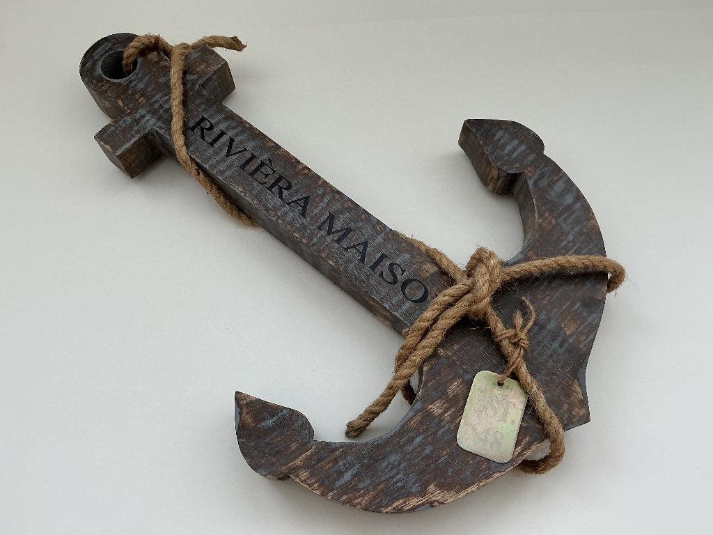 Riviera maison anker, Minder dan 50 cm, Ophalen of Verzenden, Zo goed als nieuw, Schilderij