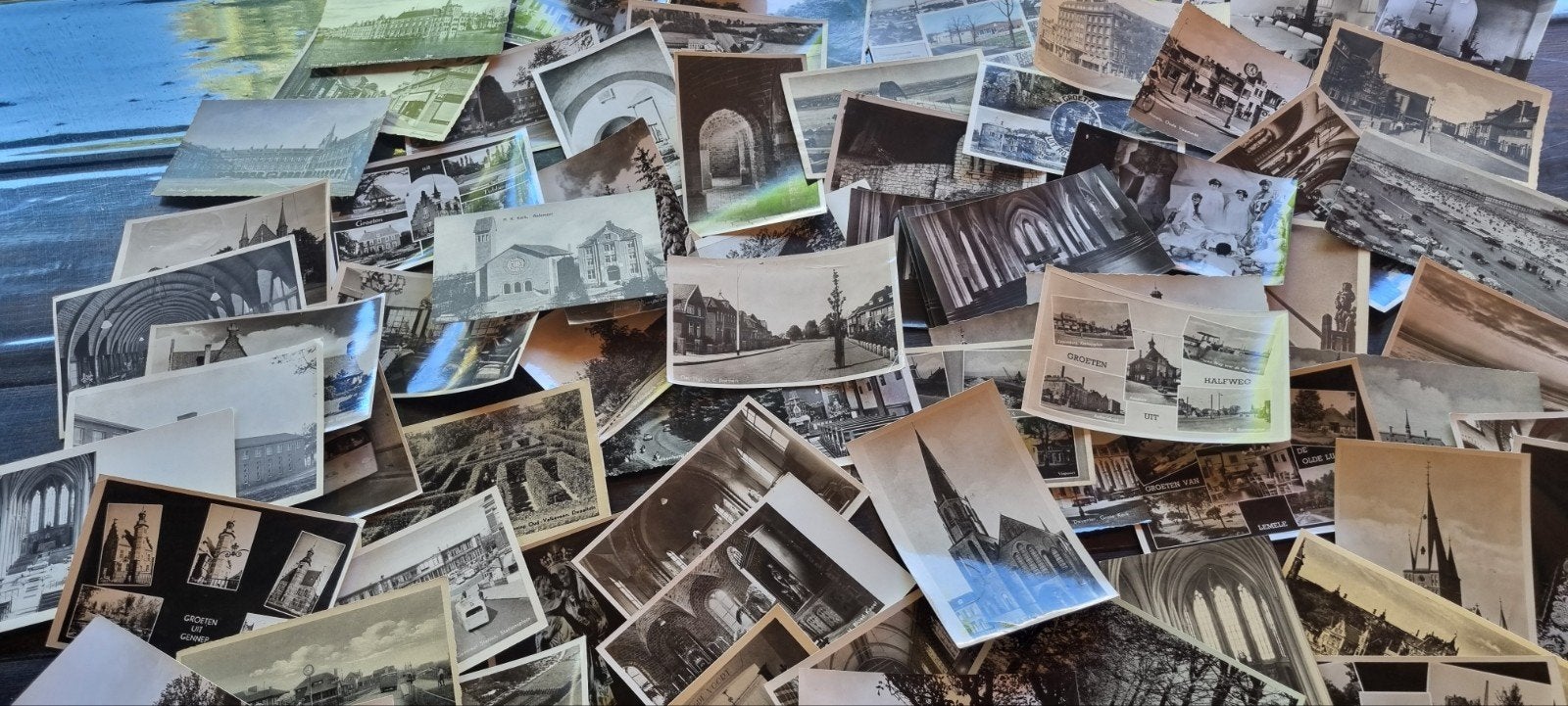 ansichtkaarten Nederland ca 80 stuks jaren 50, Gebruikt, Foto, Ophalen of Verzenden, 1940 tot 1960
