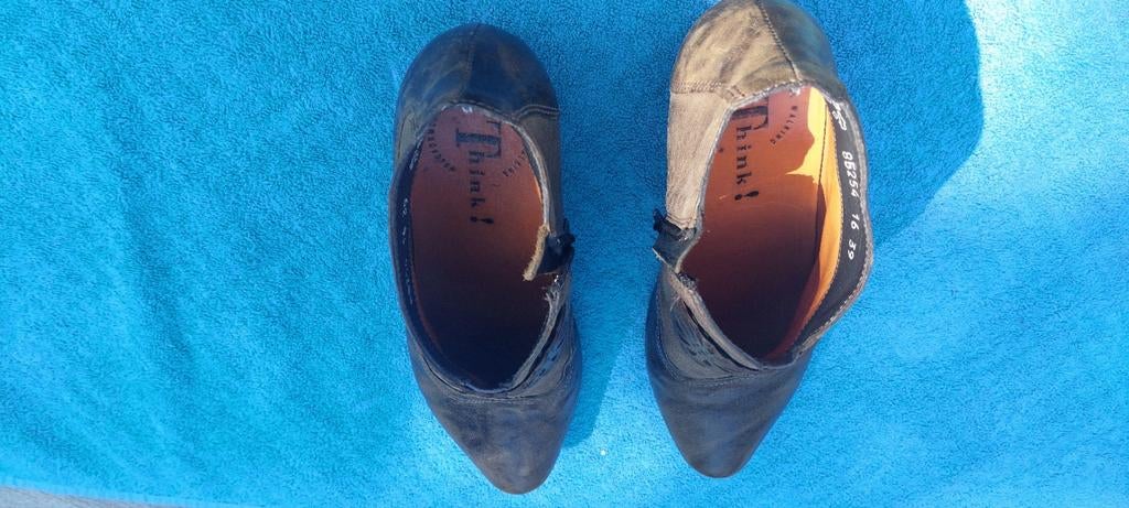 Think enkellaarsjes maat 39, Kleding | Dames, Schoenen, Bruin, Think!, Lage of Enkellaarzen, Ophalen of Verzenden