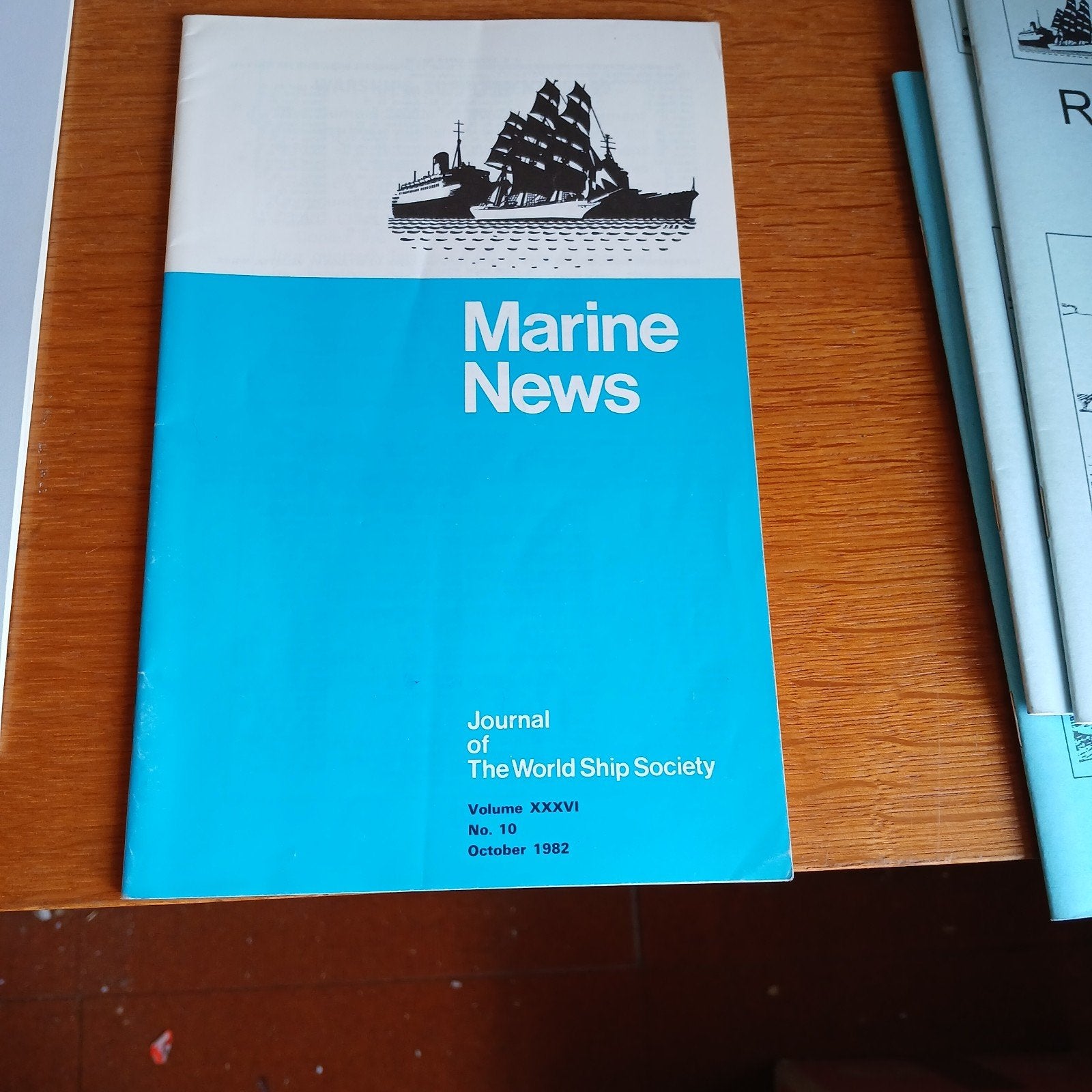 Marine News - Journal of The World Ship Society (1982), Ophalen of Verzenden, Gelezen, Overige typen