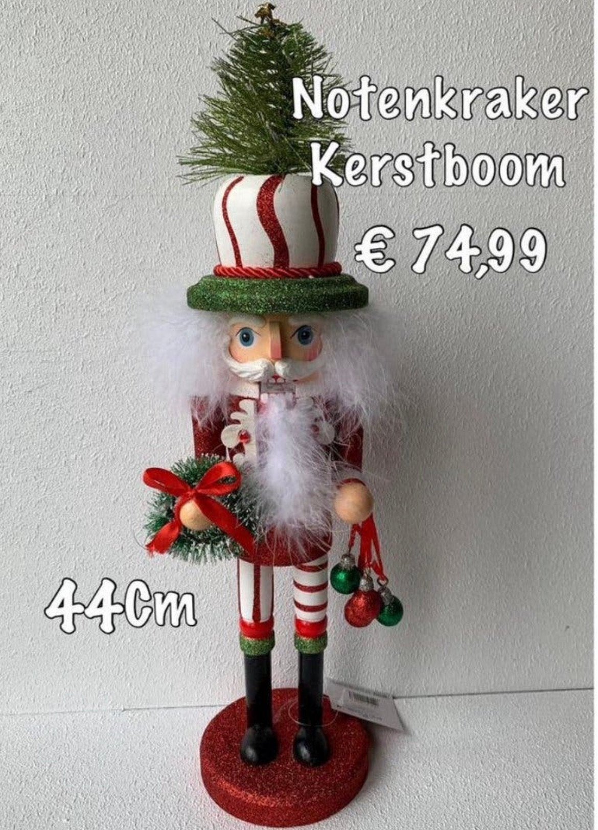 Notenkraker kerstboom, Ophalen of Verzenden, Nieuw