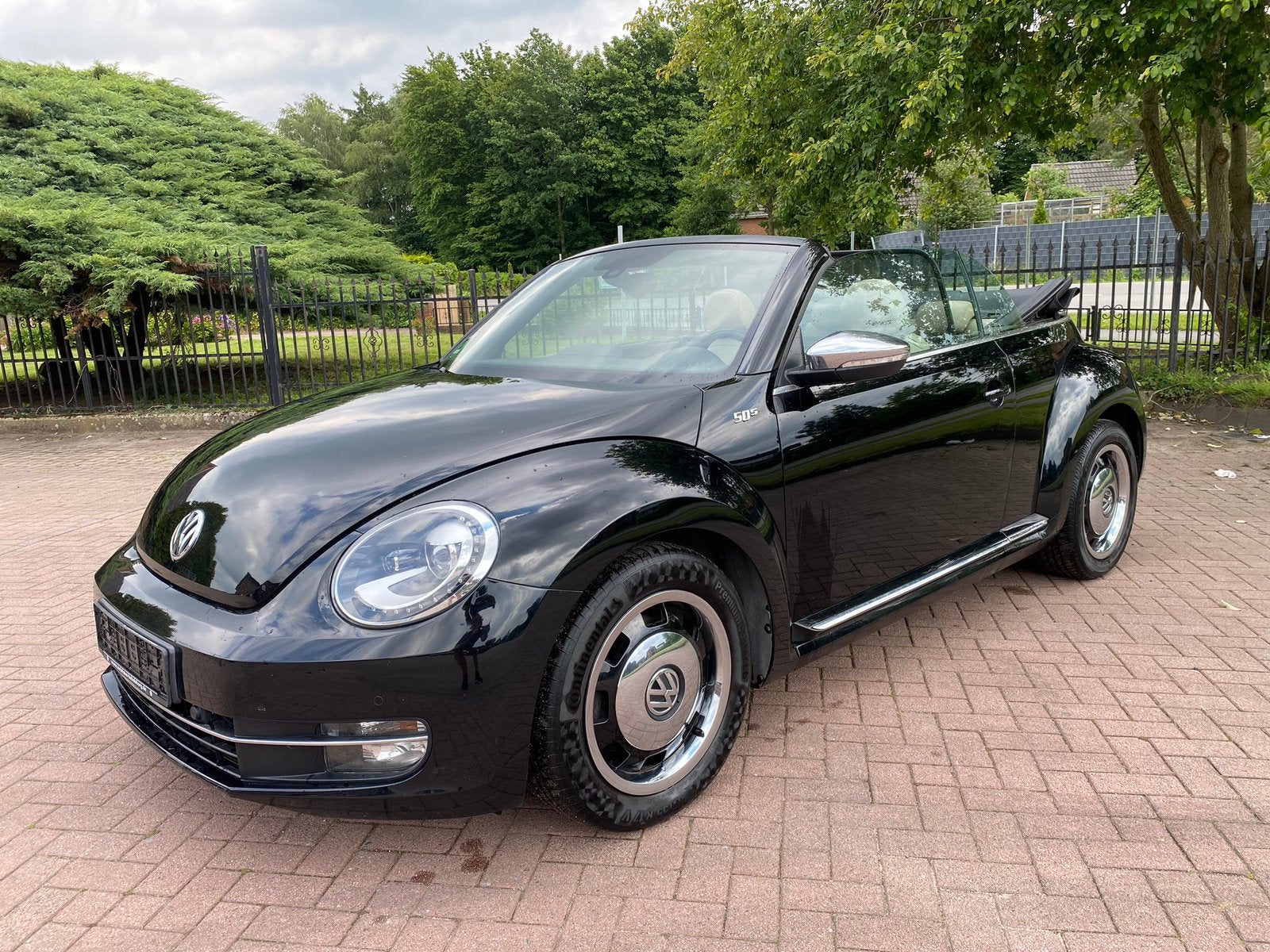 Volkswagen beetle cabrio 50s 84000km 2013, Cabriolet, Zwart, Abarth, Handgeschakeld
