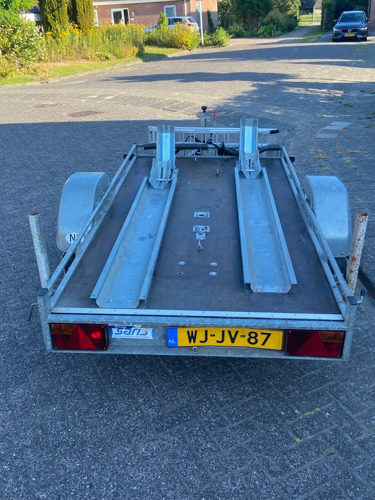 Saris motoraanhangwagen voor 2 motoren, Ophalen, Gebruikt