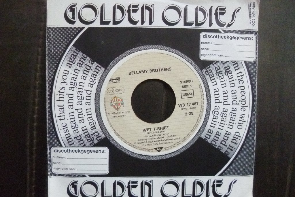 Bellamy Brothers - Wet T-Shirt / blue ribbons, Overige genres, 7 inch, Ophalen of Verzenden, Zo goed als nieuw
