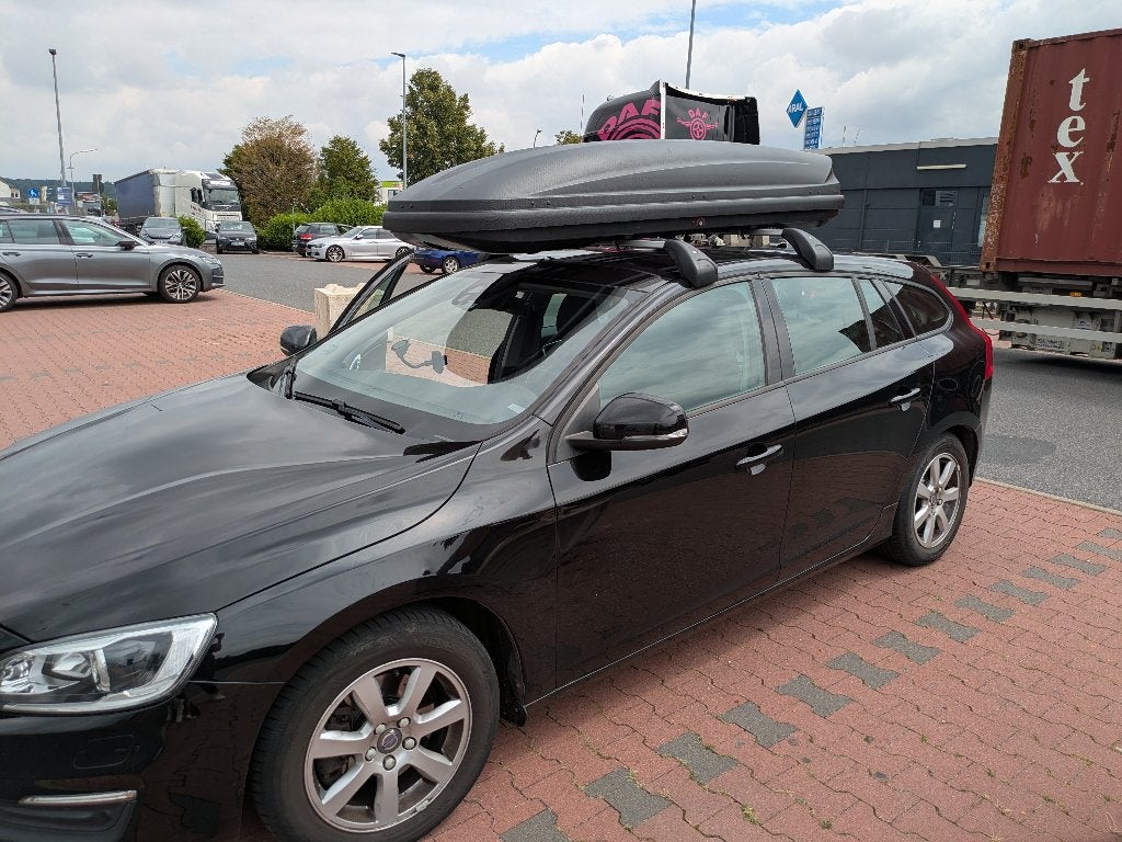 Volvo V60 dakdragers (zonder dakrails) met 4 sleutels, Auto diversen, Dakdragers, Ophalen, Gebruikt