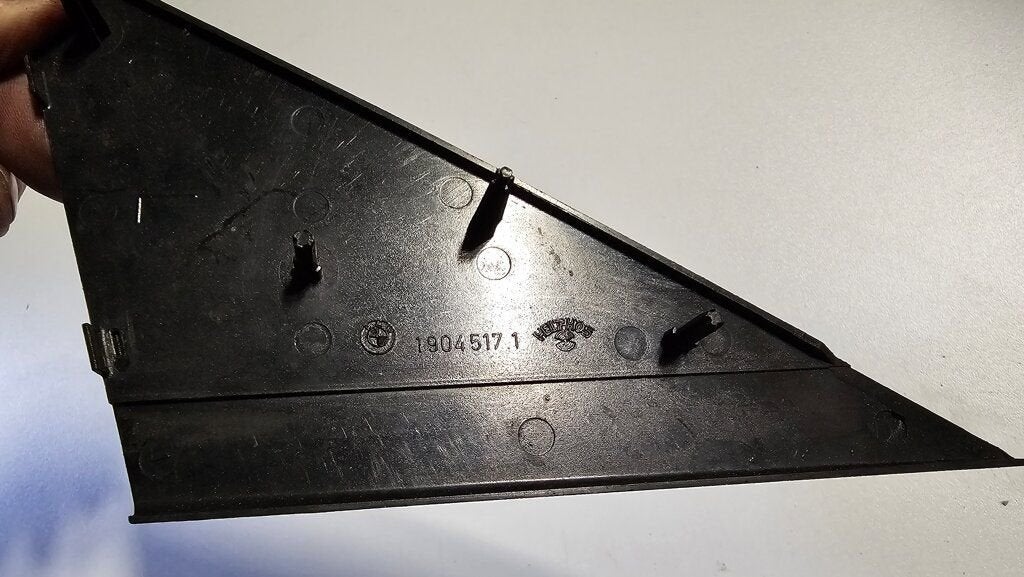 Spiegel afdekkap driehoek binnenzijde links BMW 3 serie E30, Auto-onderdelen, Spiegels, Gebruikt, -, -, Ophalen of Verzenden