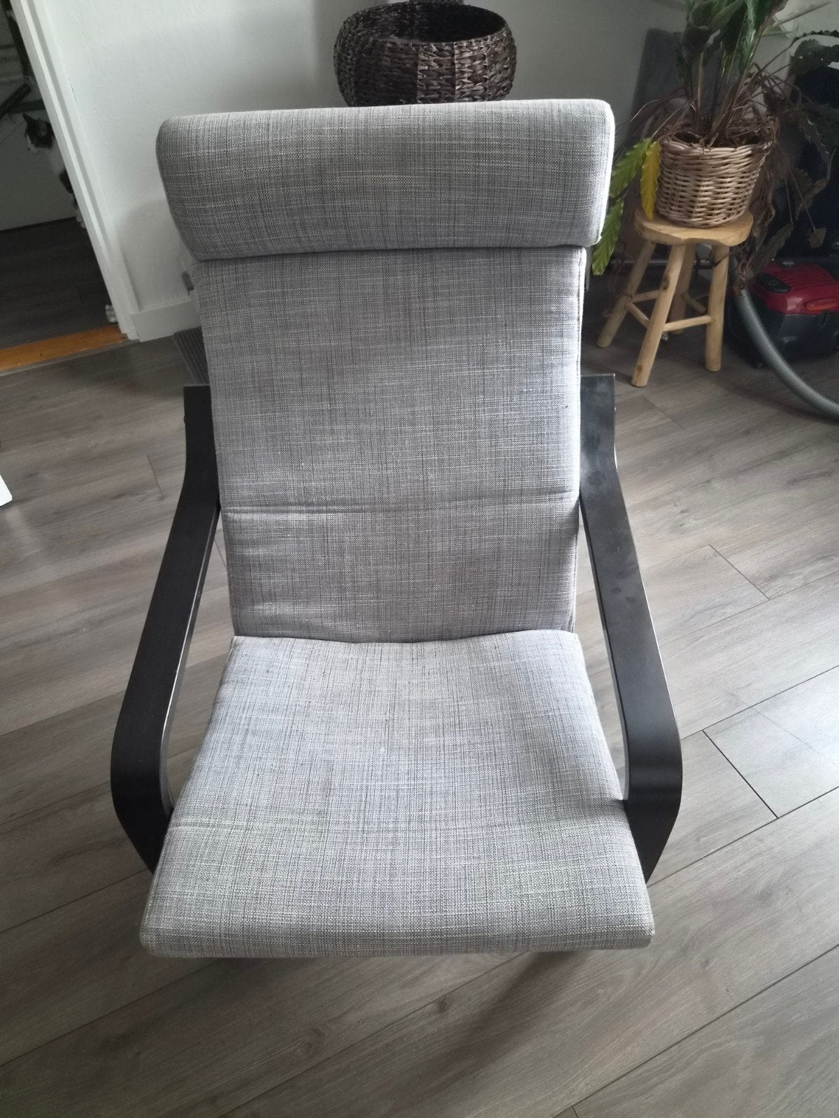 IKEA stoel met kussen - Comfortabele fauteuil, Ophalen, Gebruikt, Stof, Eén