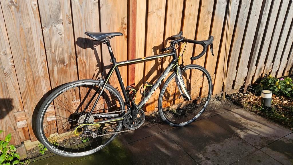 Focus racefiets, framemaat 56 cm, Shimano 105, Gebruikt, Heren, Aluminium, Meer dan 20 versnellingen