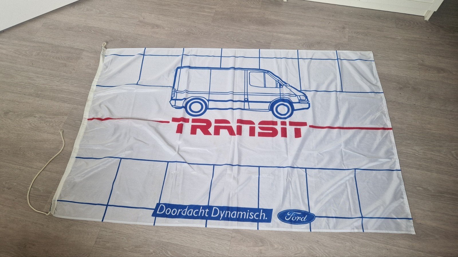 Reclamevlag Ford Transit 140x90 cm, Ophalen of Verzenden, Nieuw
