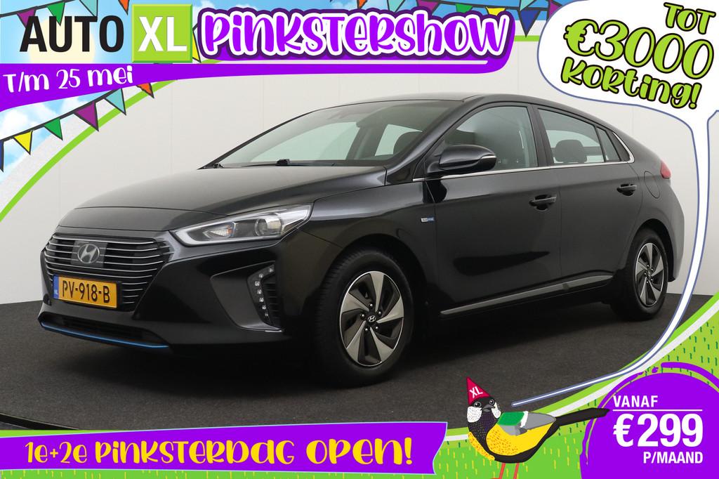 Hyundai IONIQ 1.6 Aut. Hybride GDi Comfort Camera Carplay Xe, Stof, Gebruikt, Zwart, Origineel Nederlands