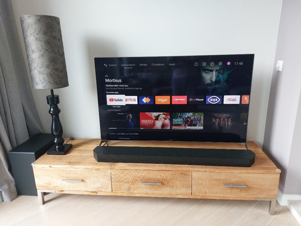 SONY 55 inch - nagenoeg nieuw - 4K Ultra HD TV - KD-55XH9505, LED, 120 Hz, Ophalen of Verzenden, Zo goed als nieuw