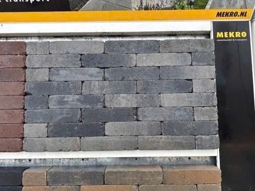 stonique trommel dikformaat xl 28x7x8 cm grijs/zwart, Klinkers, Nieuw, Ophalen of Verzenden, 10 m² of meer