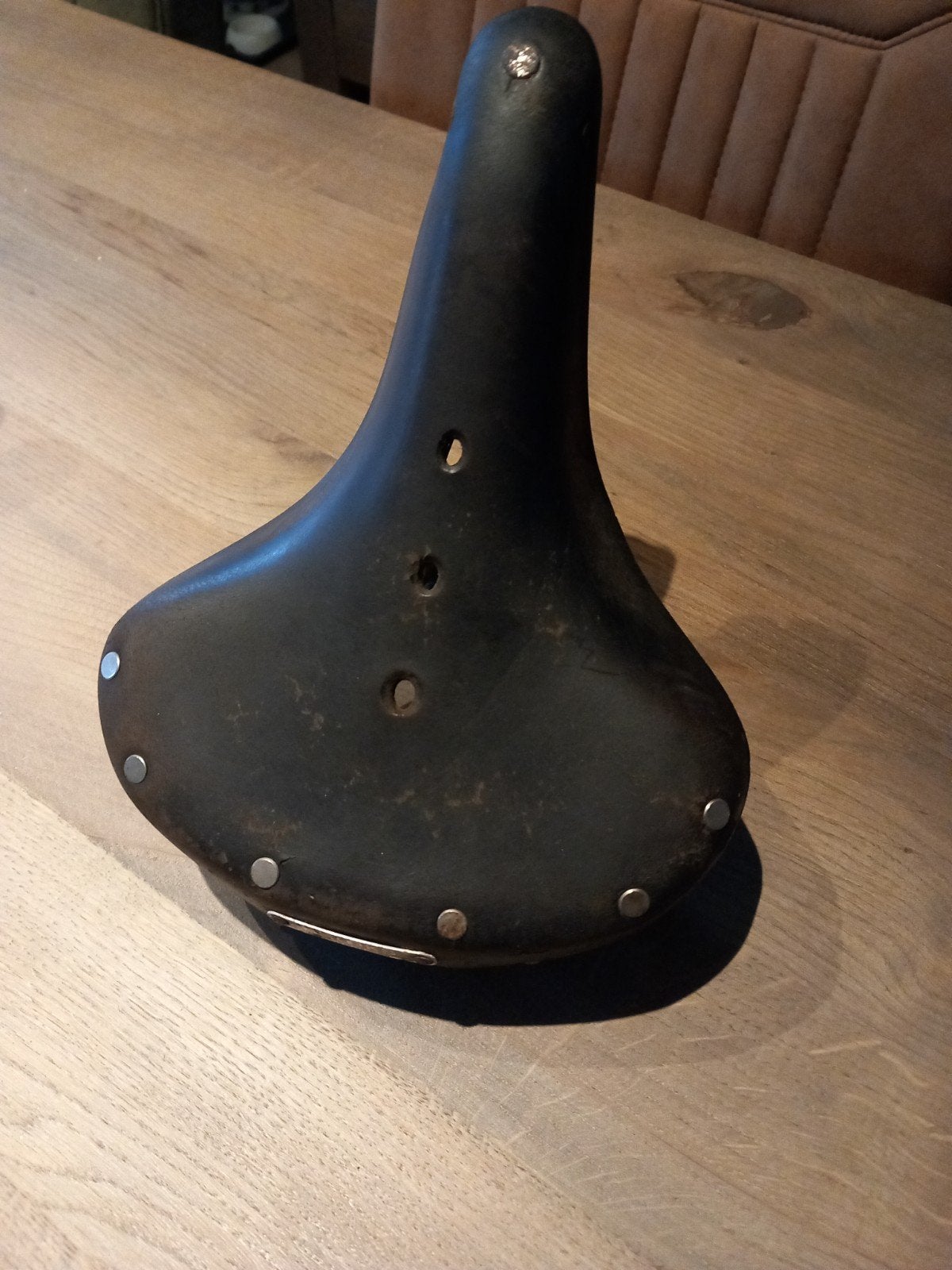 Brookszadel oldtimerfiets, Fietsen en Brommers, Ophalen