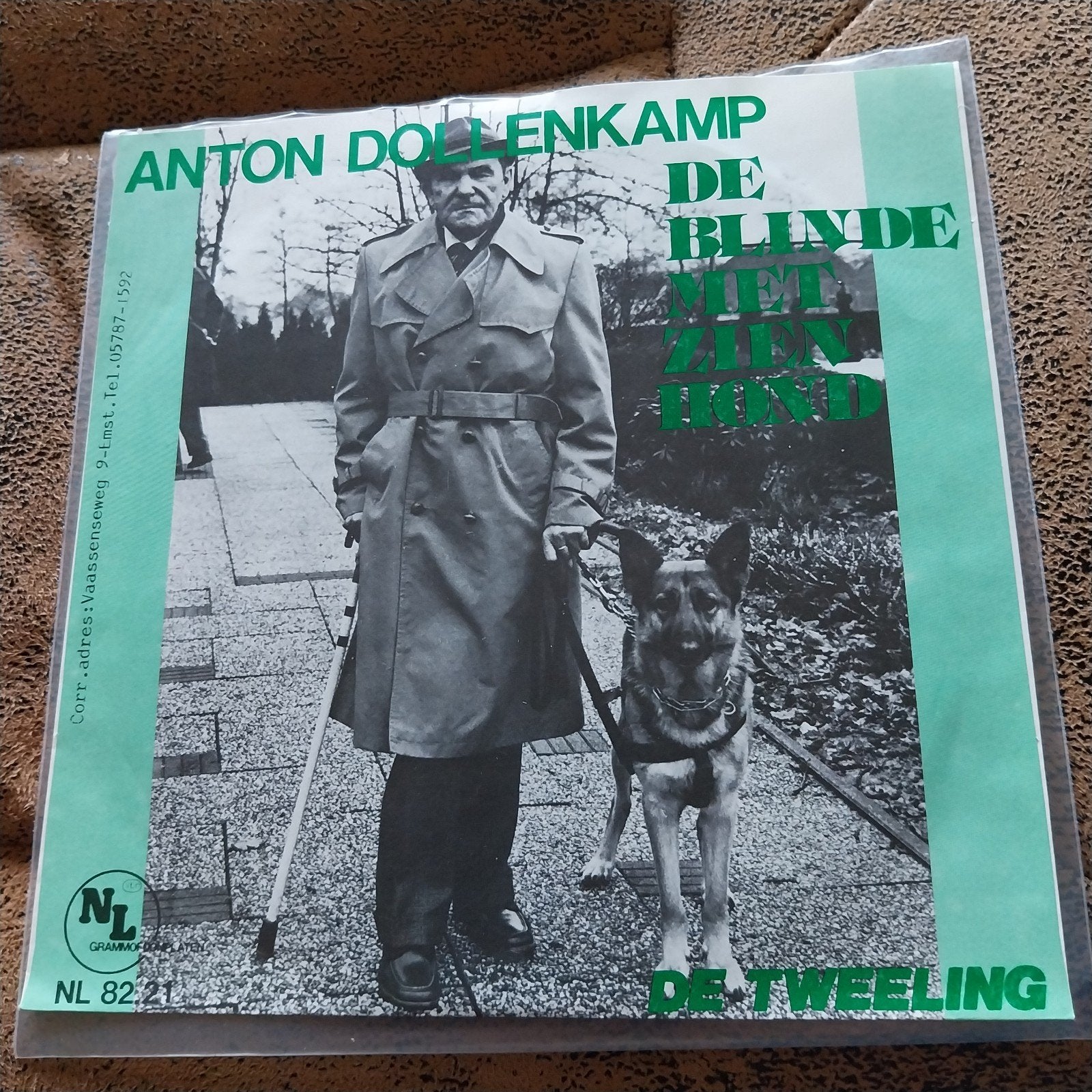 Anton Dollenkamp - De Blinde En Zien Hond / De Tweeling, Gebruikt, 7 inch, Ophalen of Verzenden, EP