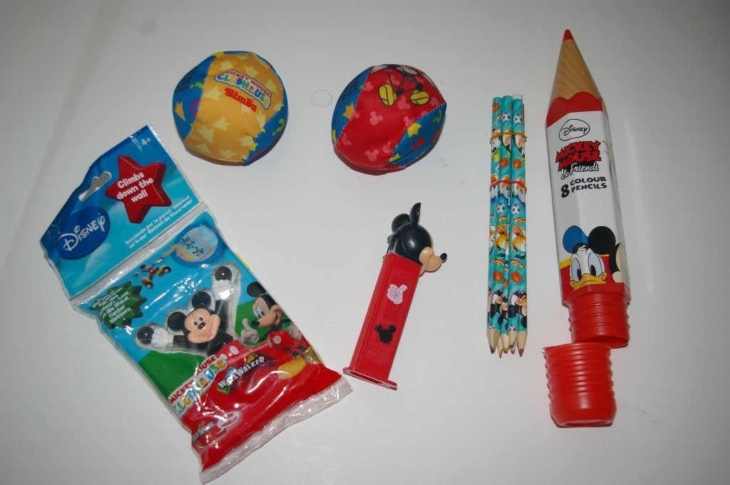Disney artikelen o.a van " Mickey mouse Clubhouse", Ophalen of Verzenden, Gebruikt