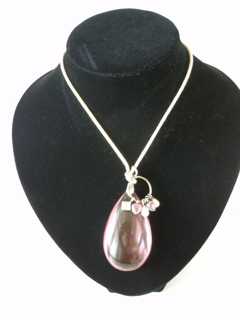 Ti Sento jewel . Ketting . Zilver . Bedels ., Met edelsteen, Ophalen of Verzenden, Zo goed als nieuw, Zilver
