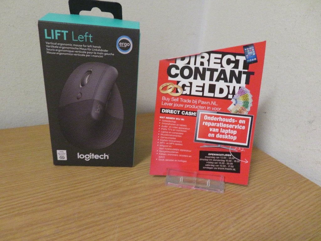 Logitech Lift Left | Pawn Eindhoven, Ophalen, Muis, ‘LOGITECH’, Zo goed als nieuw