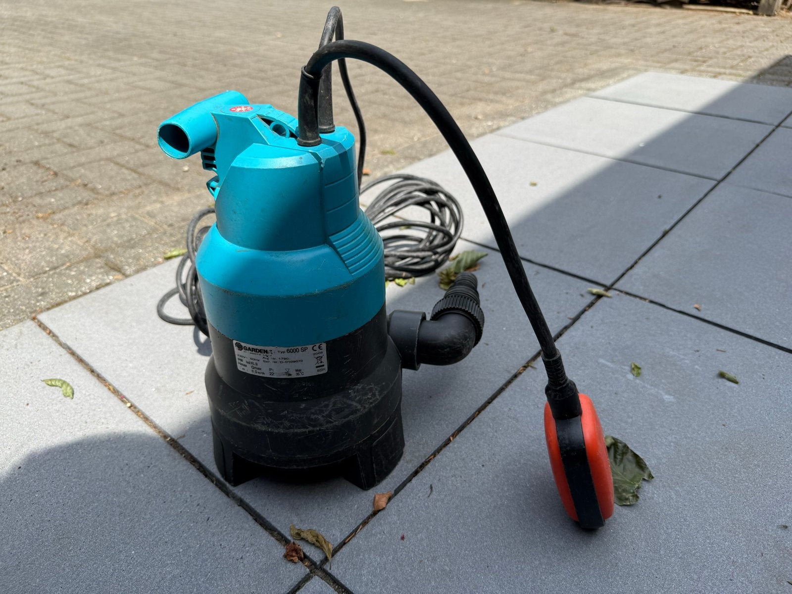 Gardena 6000 SP dompelpomp incl. 15m slang, Ophalen, Gebruikt, Elektrisch, Dompelpomp