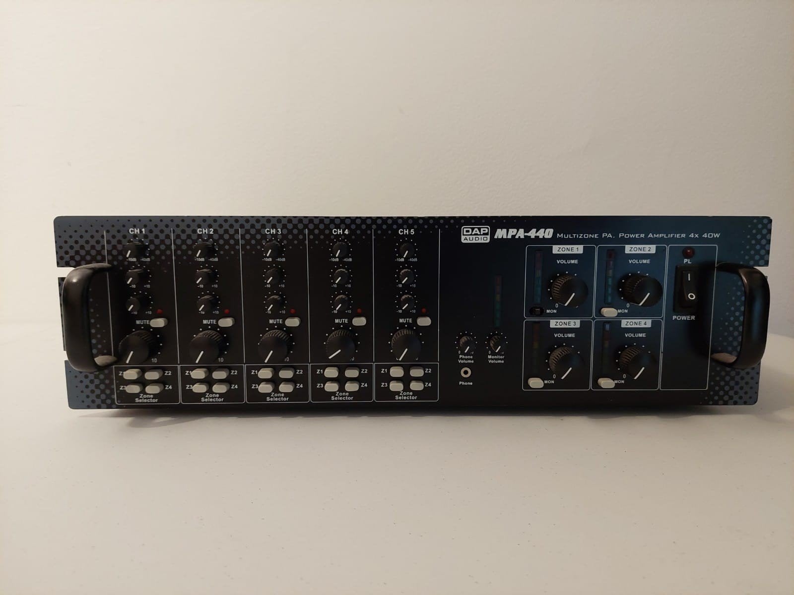 DAP Audio MPA-440 Multizone PA Power Amplifier, Muziek en Instrumenten, Ophalen of Verzenden, Gebruikt, Minder dan 500 watt, P.A.