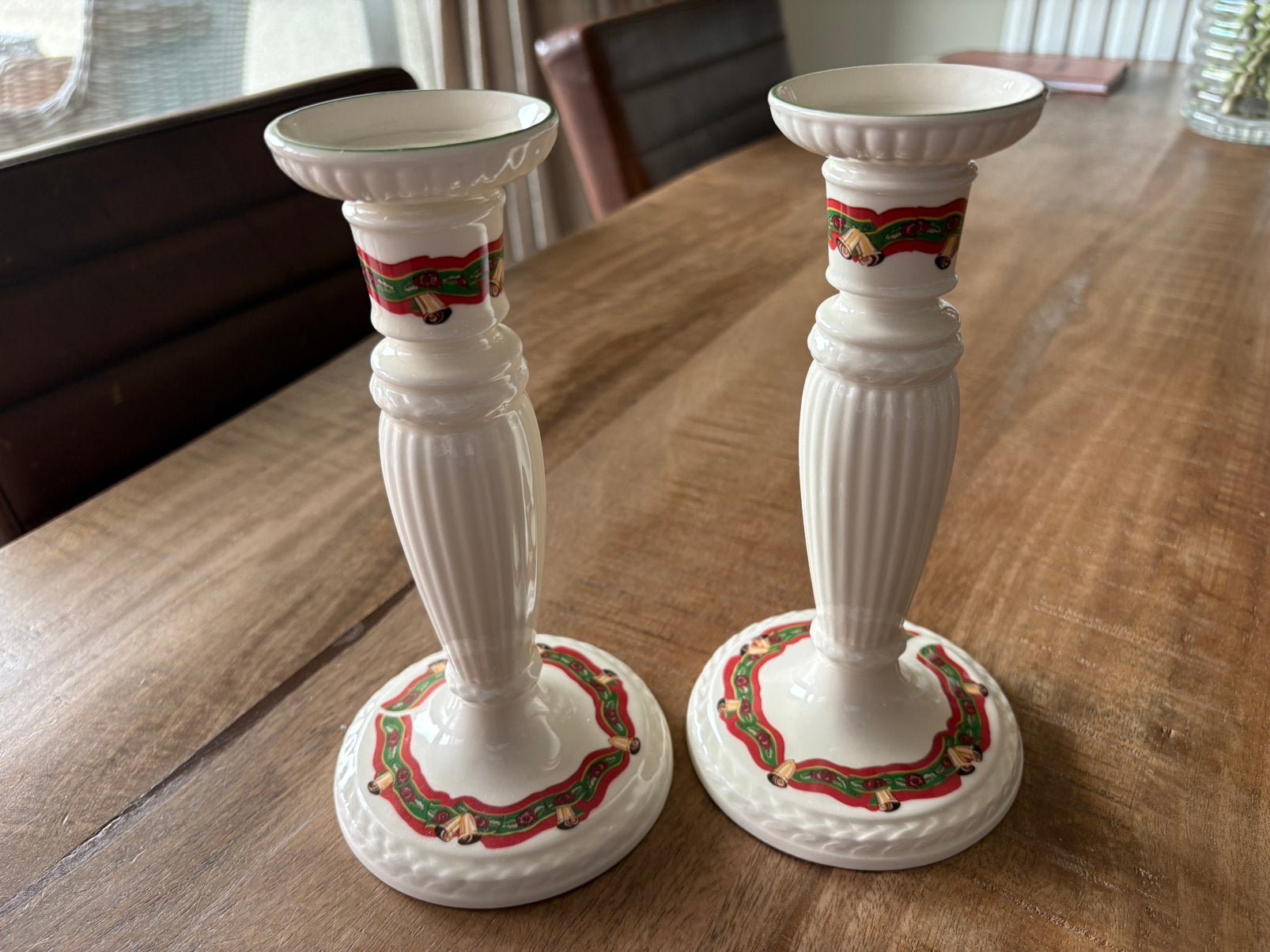 Wedgwood Christmas Time kandelaars, Ophalen of Verzenden