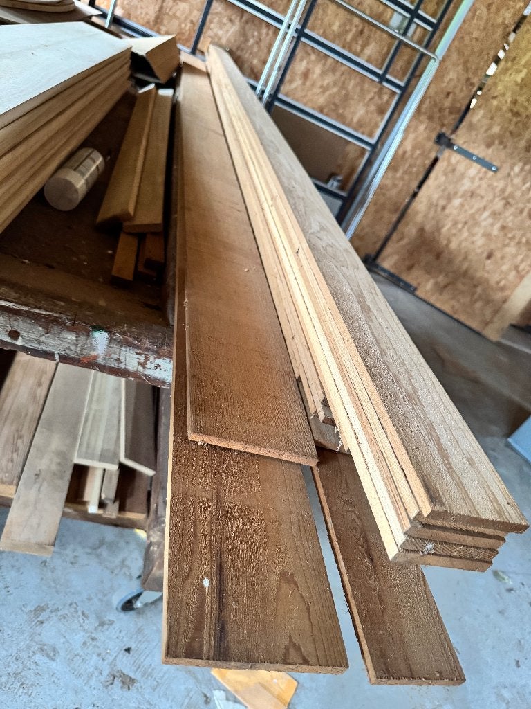Western Red Cedar planken 3,5 meter, Ophalen, Minder dan 25 mm, Nieuw, Plank