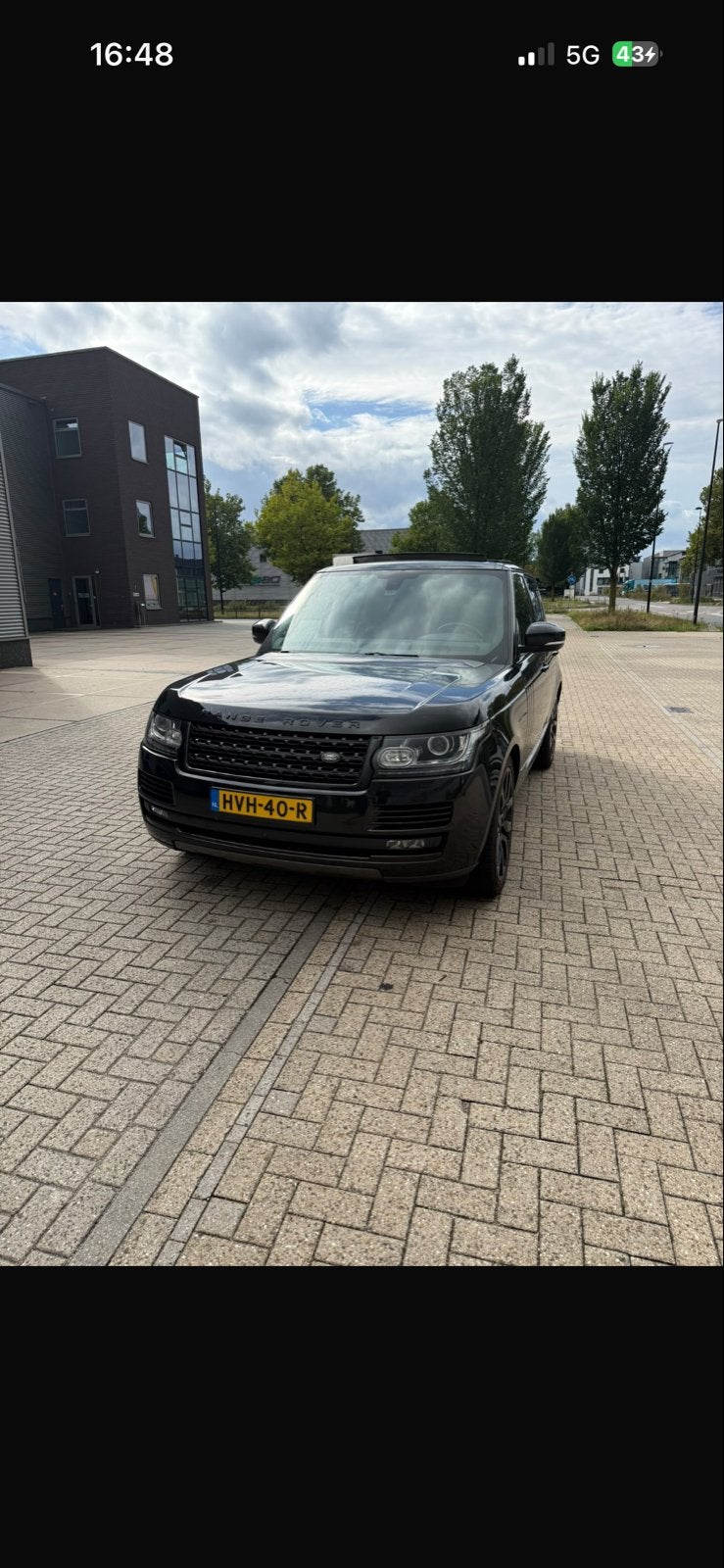 ✅Land Rover Range Rover 4.4 Sdv8 AUT 2016 Zwart ( LEES ADV), Auto's, Automaat, 2460 kg, 8 cilinders, Diesel