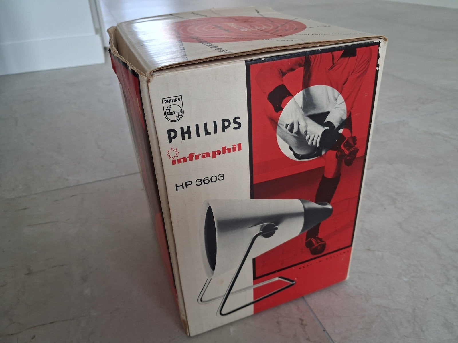 Vintage Philips Infrarood Lamp Infraroodlamp HP 3603, Ophalen