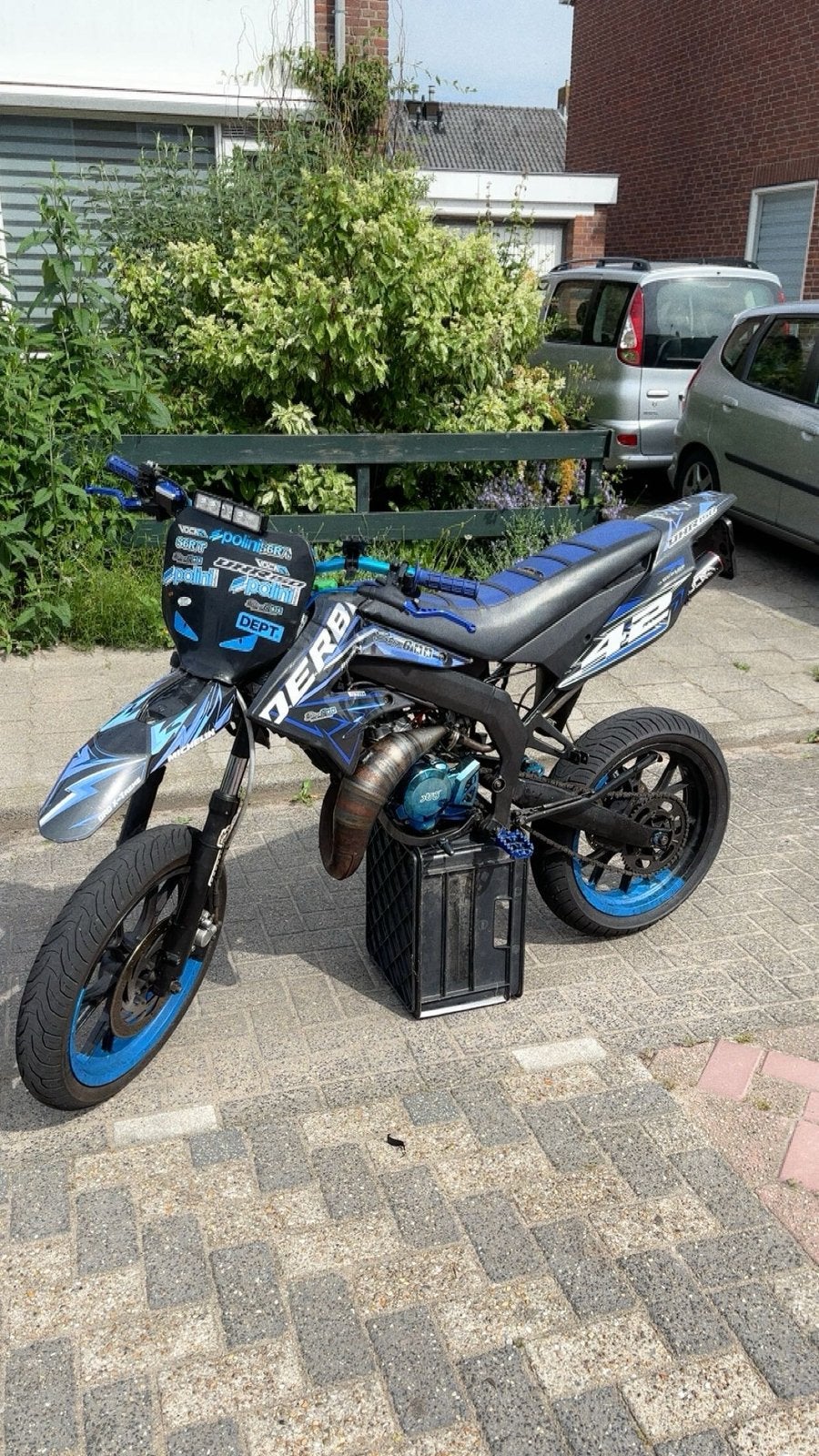 Derbi Senda DRD X-Treme 2014, Fietsen en Brommers, Brommers | Derbi, Ophalen, Gebruikt, Maximaal 45 km/u