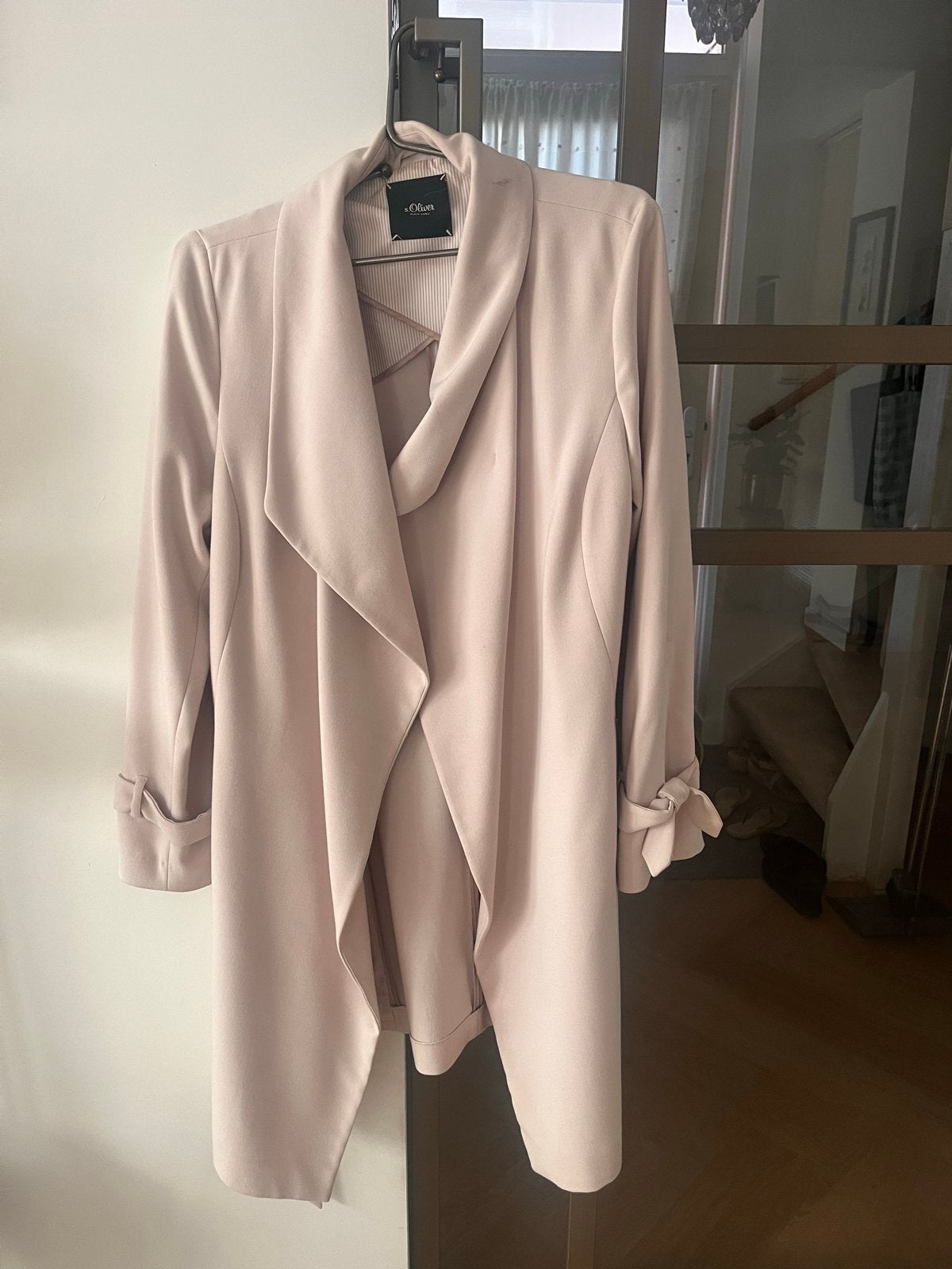 S.Oliver Trenchcoat/Jasje - Roze/Beige - Maat M, Ophalen of Verzenden, Zo goed als nieuw, Maat 38/40 (M), Roze