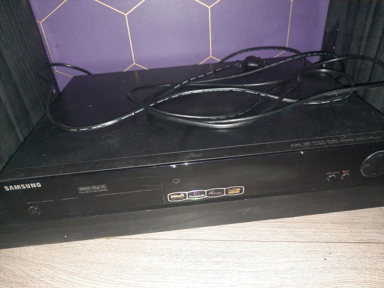 Samsung DVD/HDD Recorder met 250GB ingebouwde HDD, Ophalen, Gebruikt, Harddiskrecorder, Met dvd-recorder
