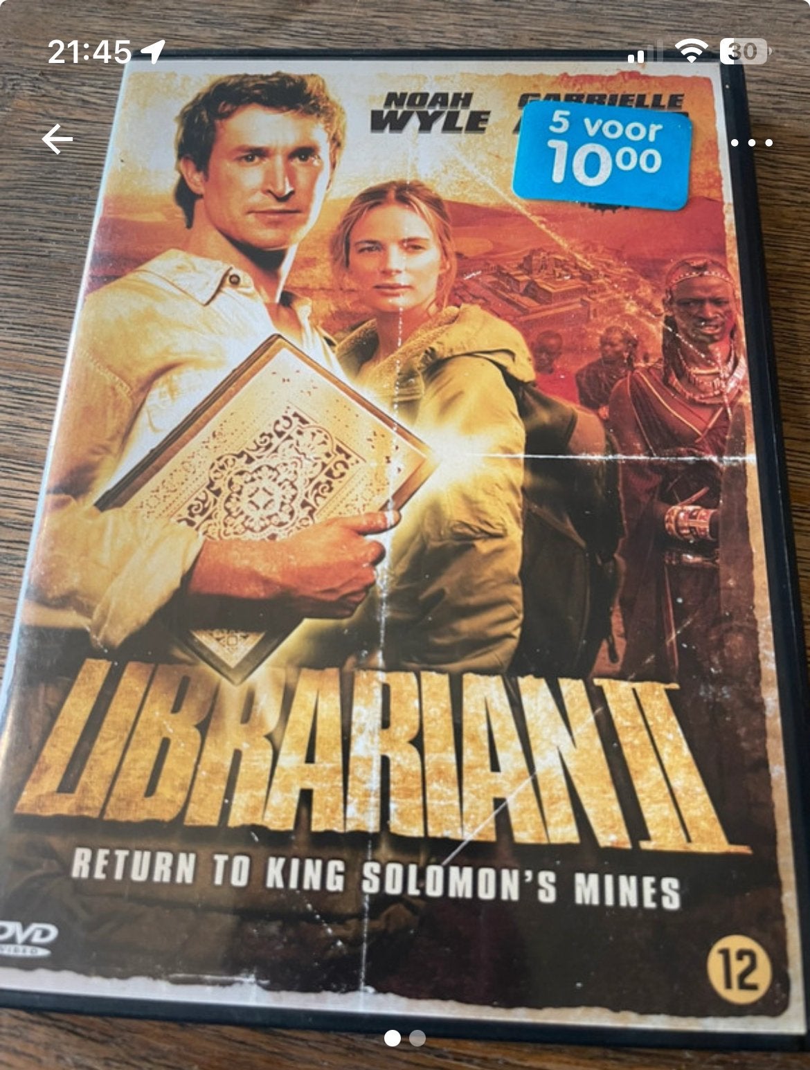 Librarian III: Return to King Solomon's Mines DVD, Vanaf 12 jaar, Ophalen of Verzenden, Gebruikt